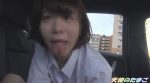 臭くて苦くて不味い精子を吐き出さず飲み干すグルメなJ●車内口内射精円光
